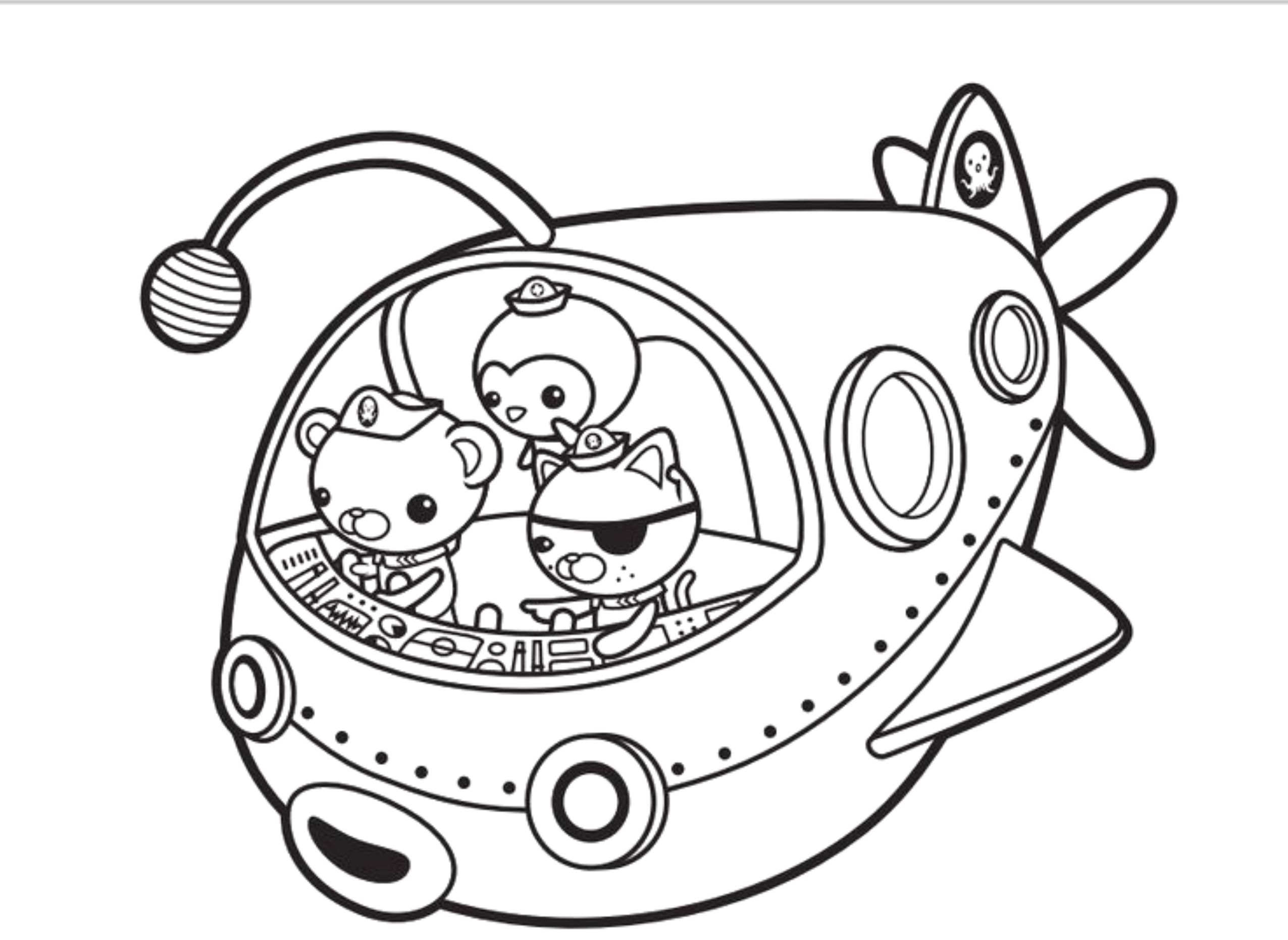 Print & Download - Octonauts Coloring Pages for Your Kid’s Activity