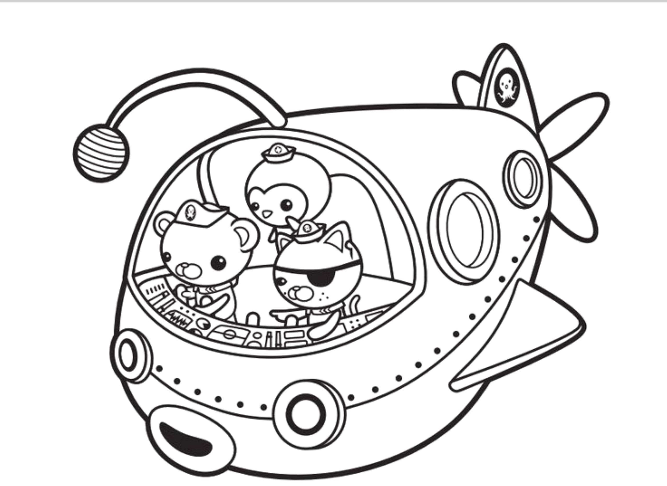 Print Download Octonauts Coloring Pages For Your Kid s Activity