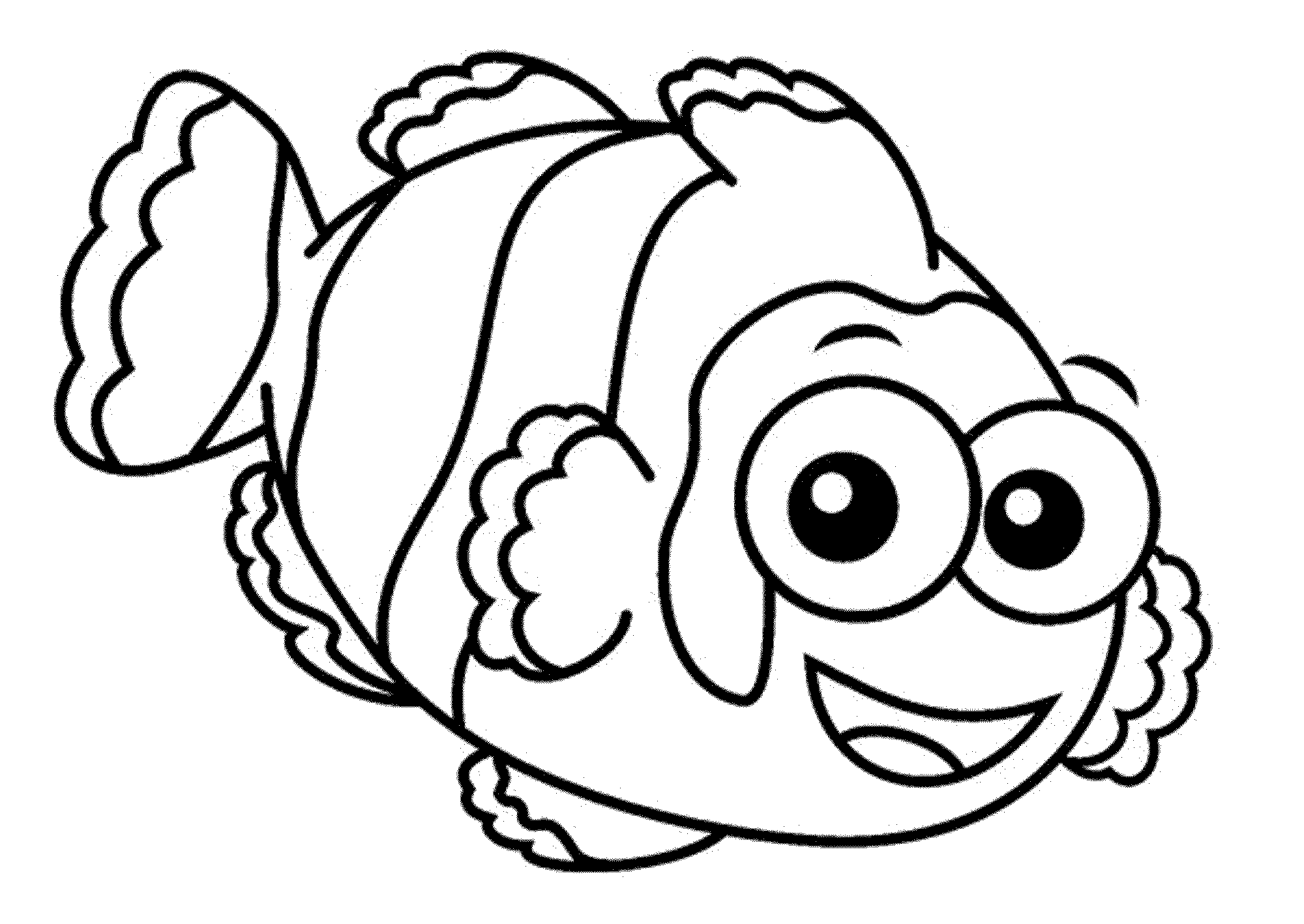 cute and educative fish coloring pages