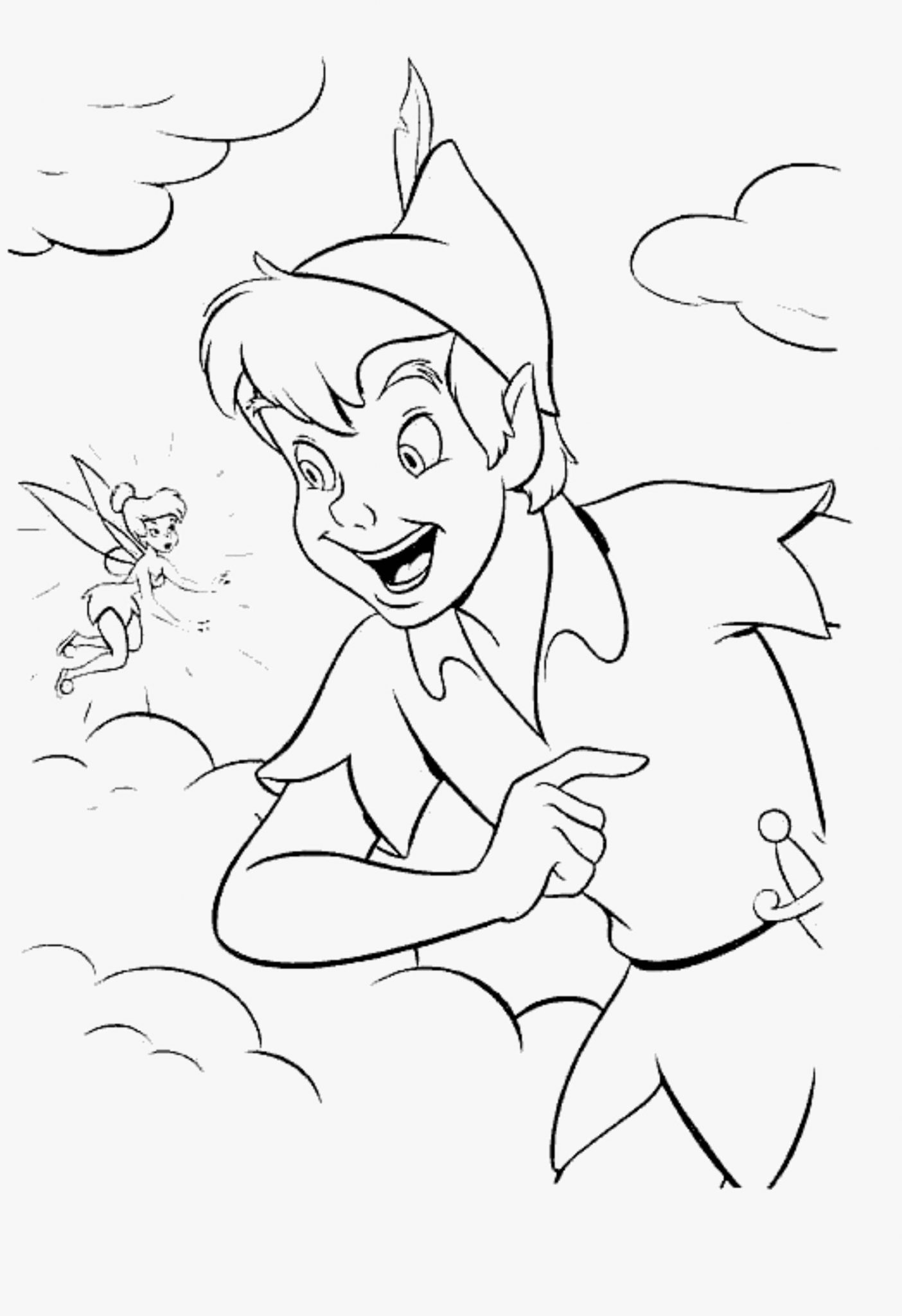 Print & Download - Fun Peter Pan Coloring Pages Downloaded for Free