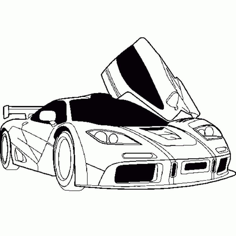 Print &amp; Download - Kids Cars Coloring Pages
