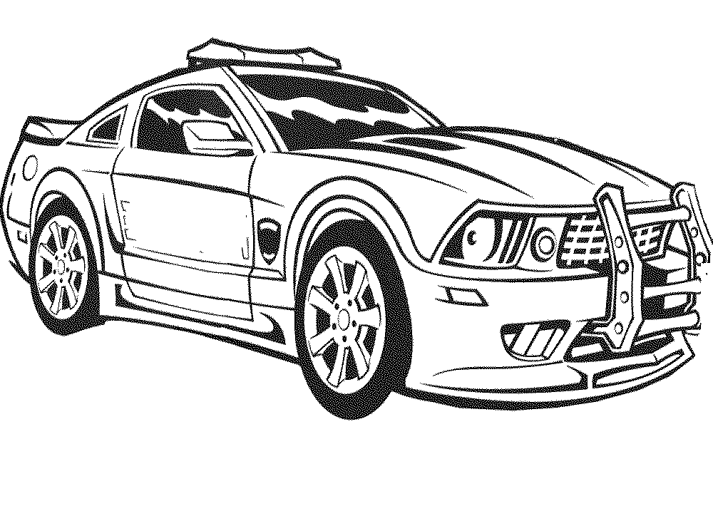 Download Print & Download - Kids Cars Coloring Pages