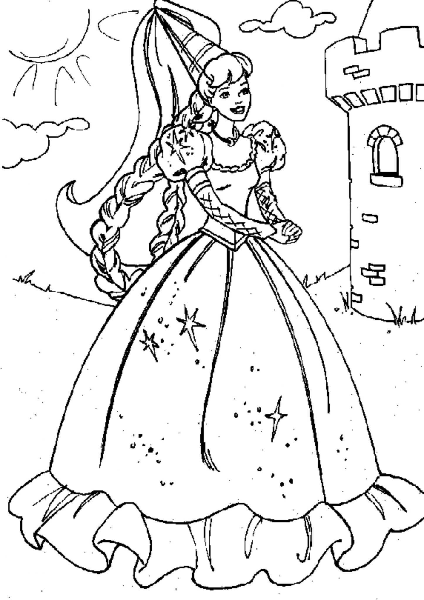 540 Collections Coloring Pages Princess Ariel  Latest