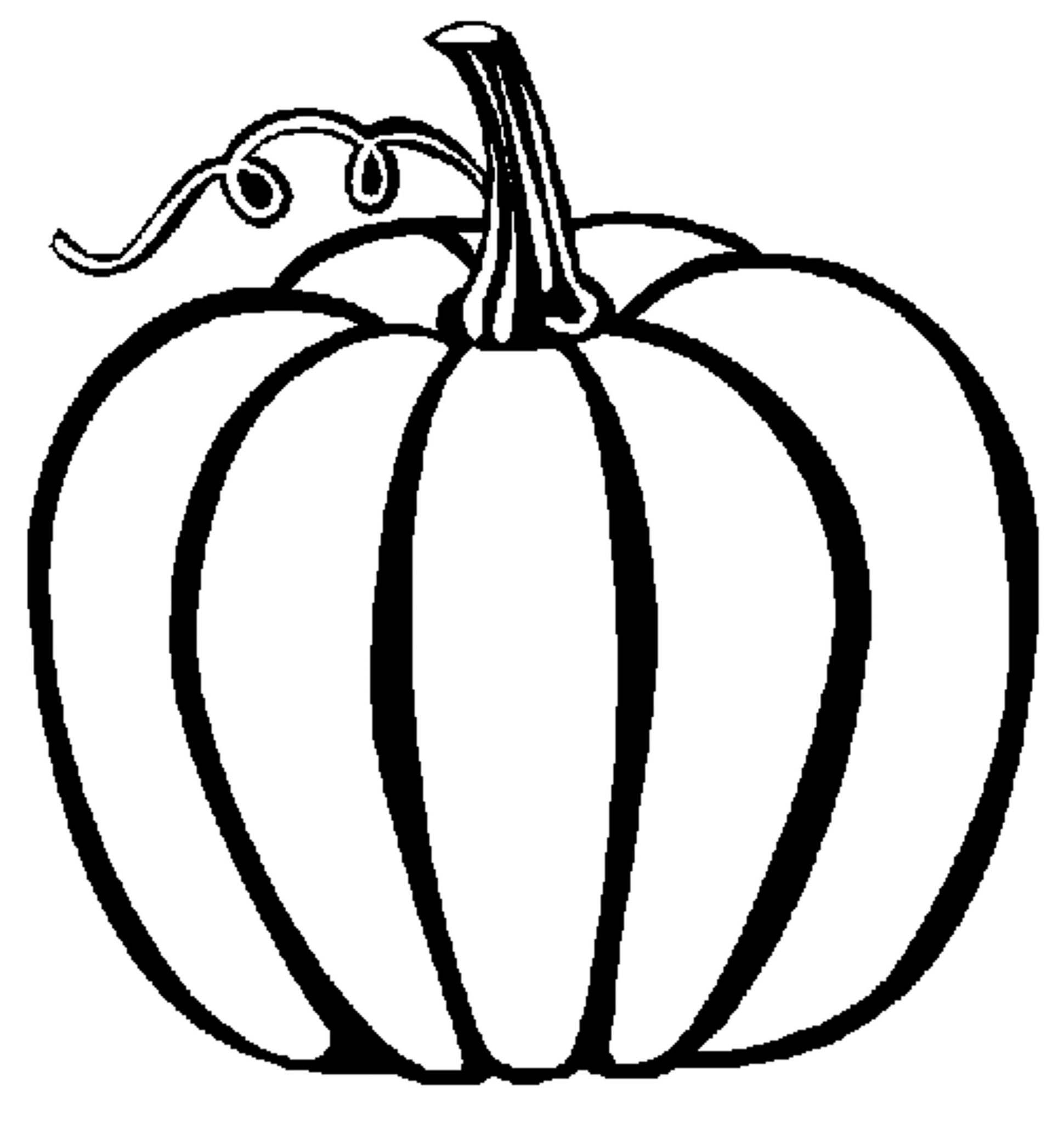 Print Download Pumpkin Coloring Pages And Benefits Of Drawing For Kids