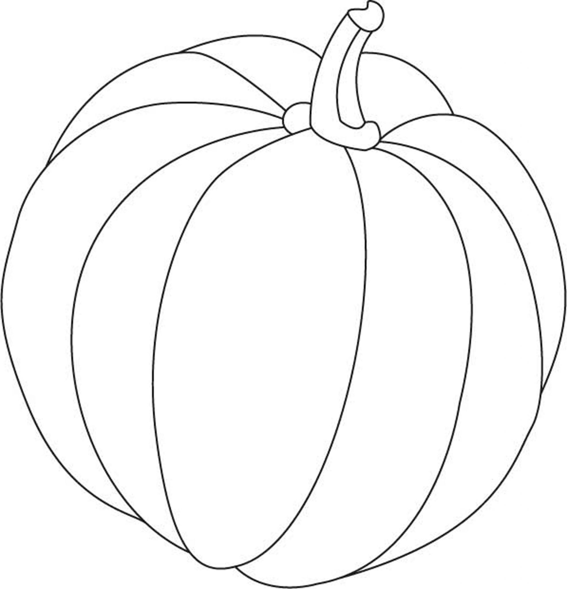 pumpkin coloring pages preschool