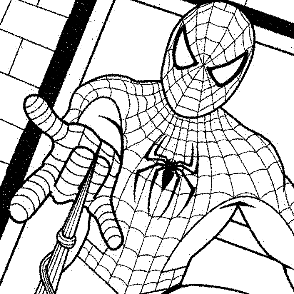 Print Download Spiderman Coloring Pages An Enjoyable