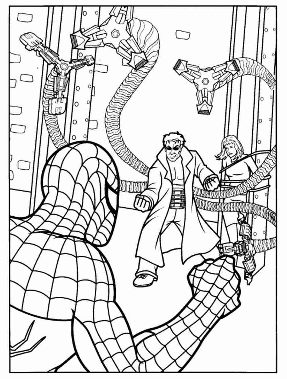 Print-&-Download---Spiderman-Coloring-Pages:-An-Enjoyable-...