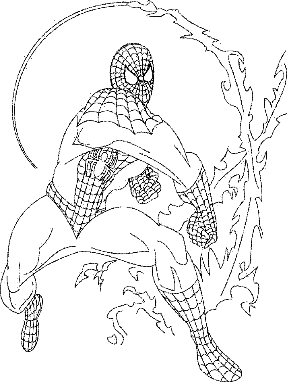 Print & Download - Spiderman Coloring Pages: An Enjoyable ...