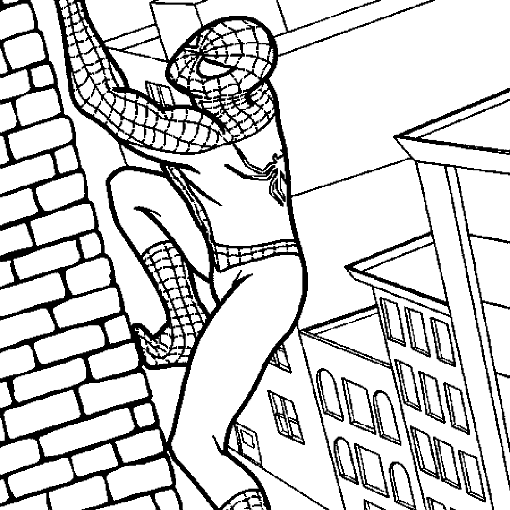 Print Download Spiderman Coloring Pages An Enjoyable