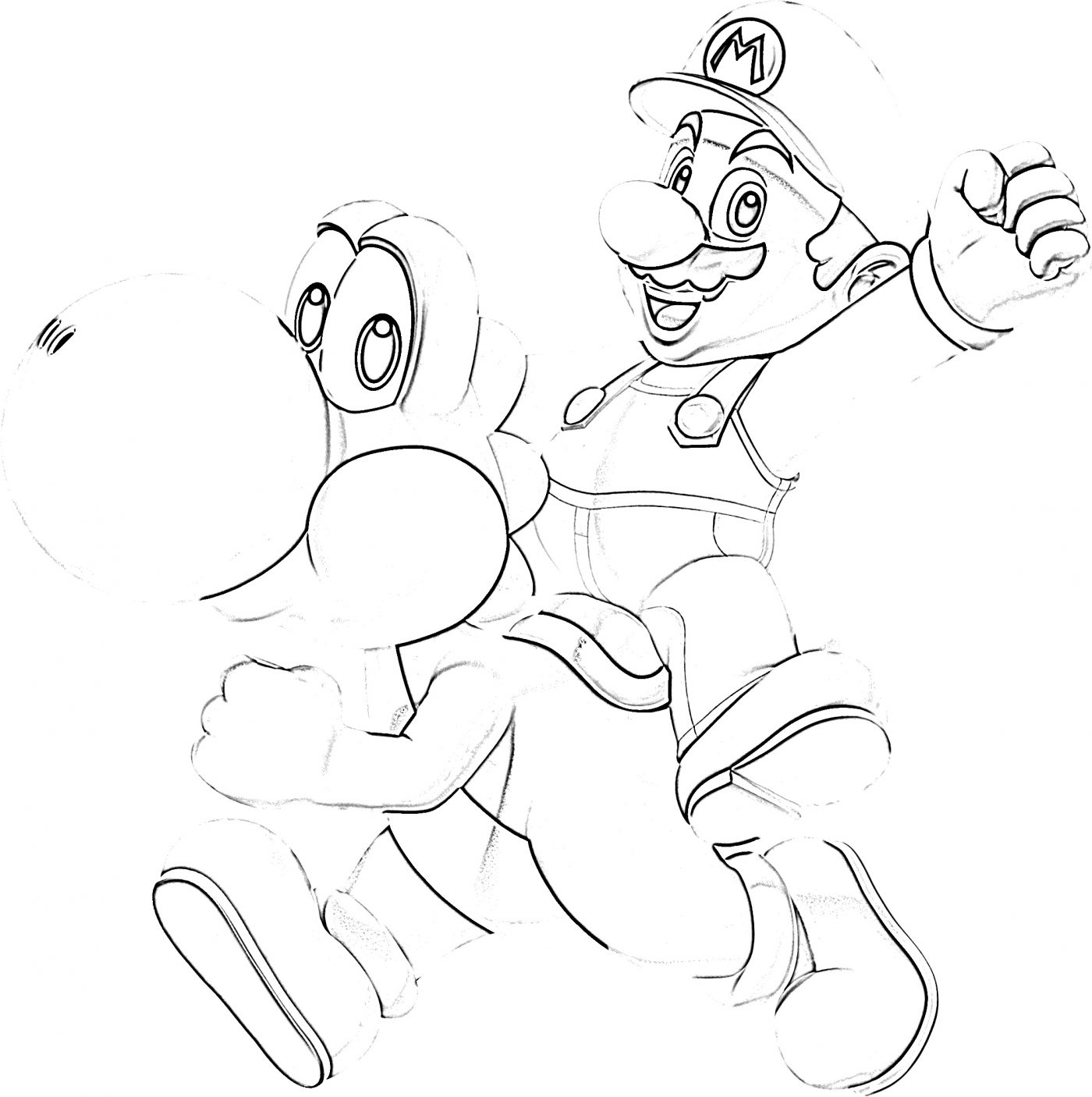 20+ Free Super Mario Coloring Pages for Kids