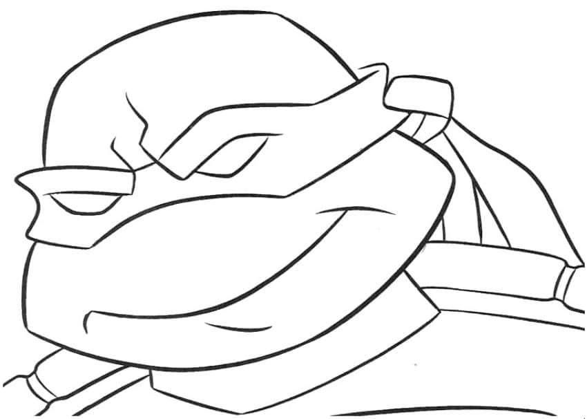 Teenage Mutant Ninja Turtles Coloring Pages Leonardo