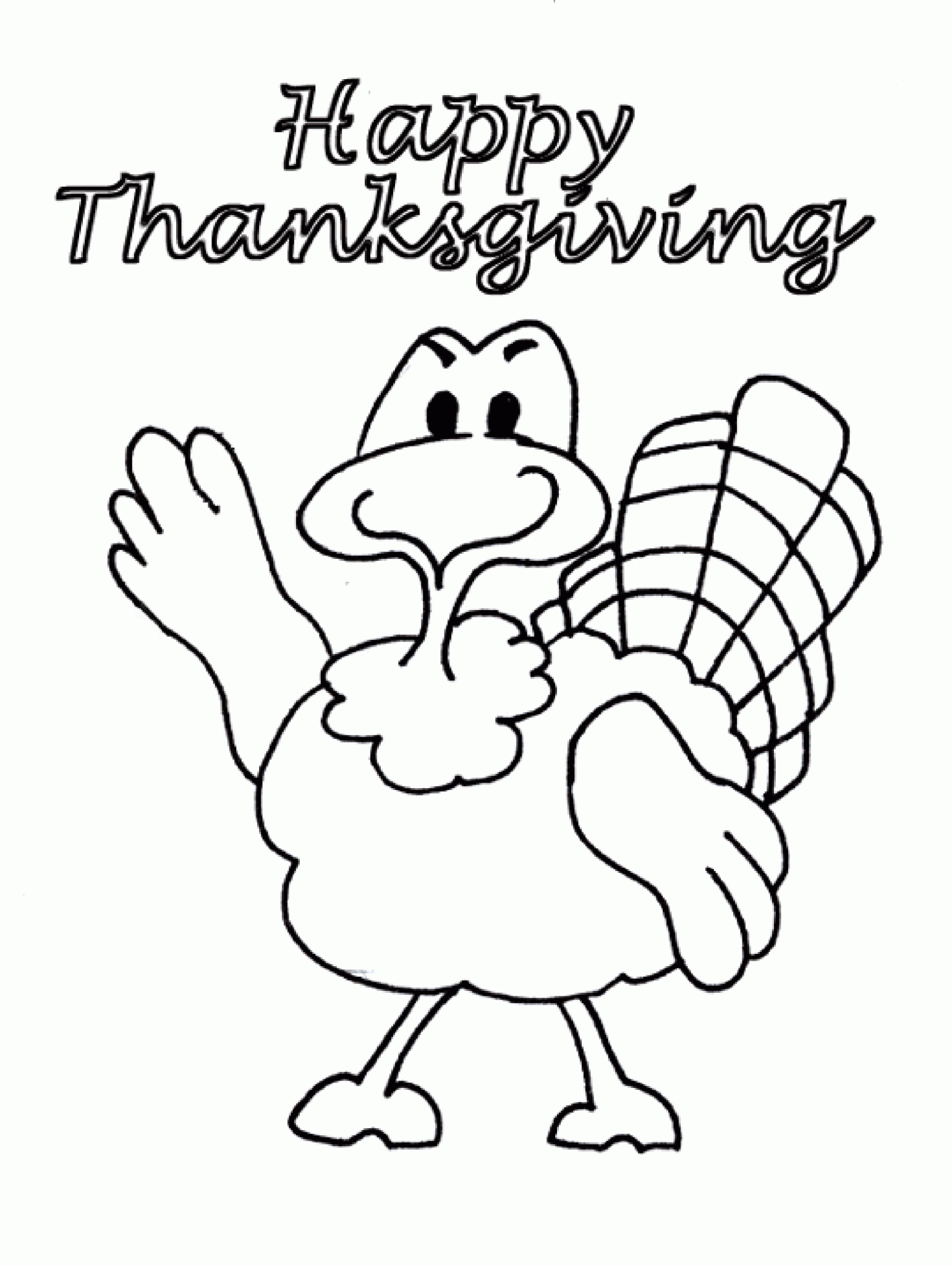 Gallery of Thanksgiving Coloring Pages Kids Love Drawing and Coloring