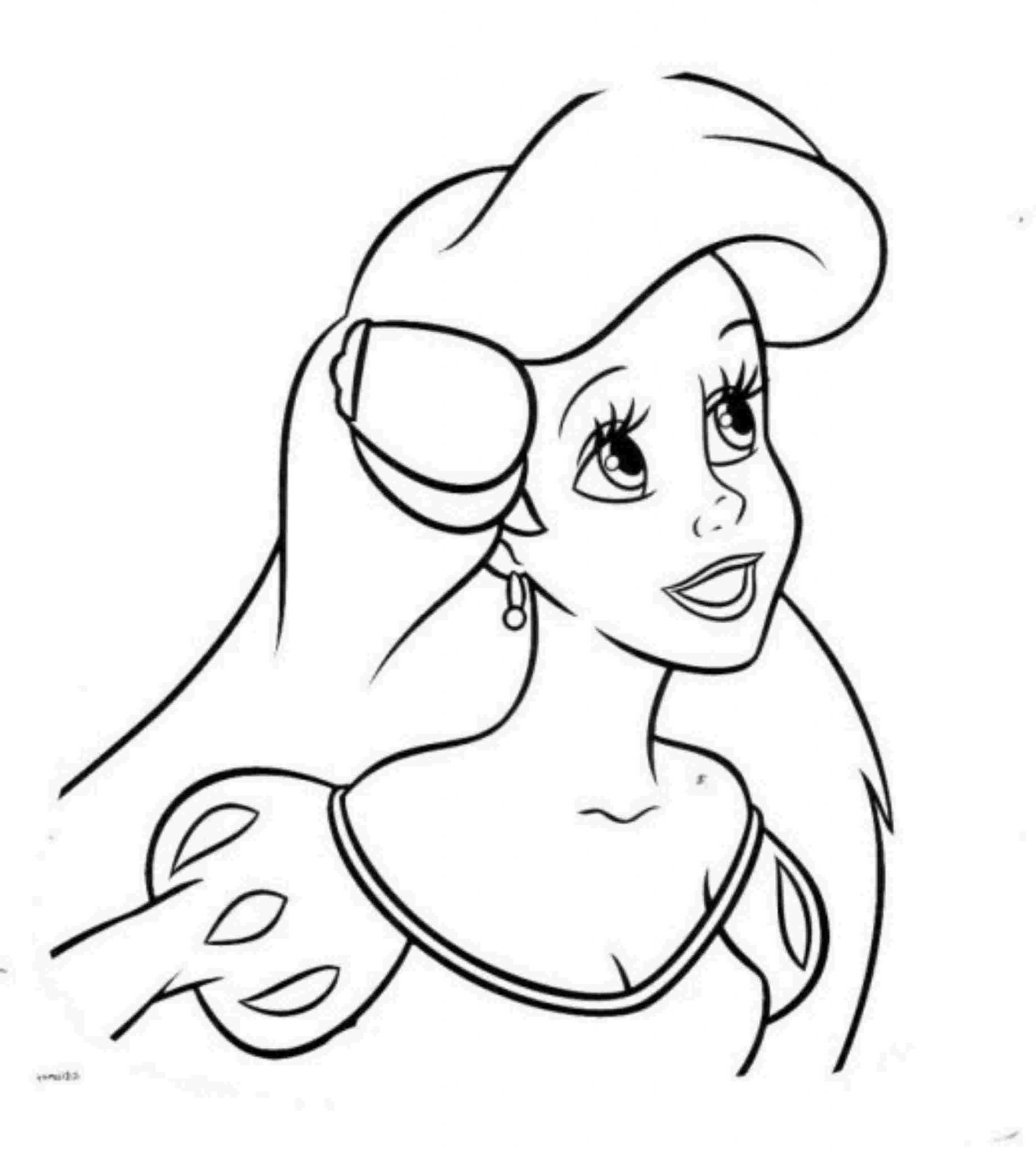 Printable Little Mermaid Coloring Pages