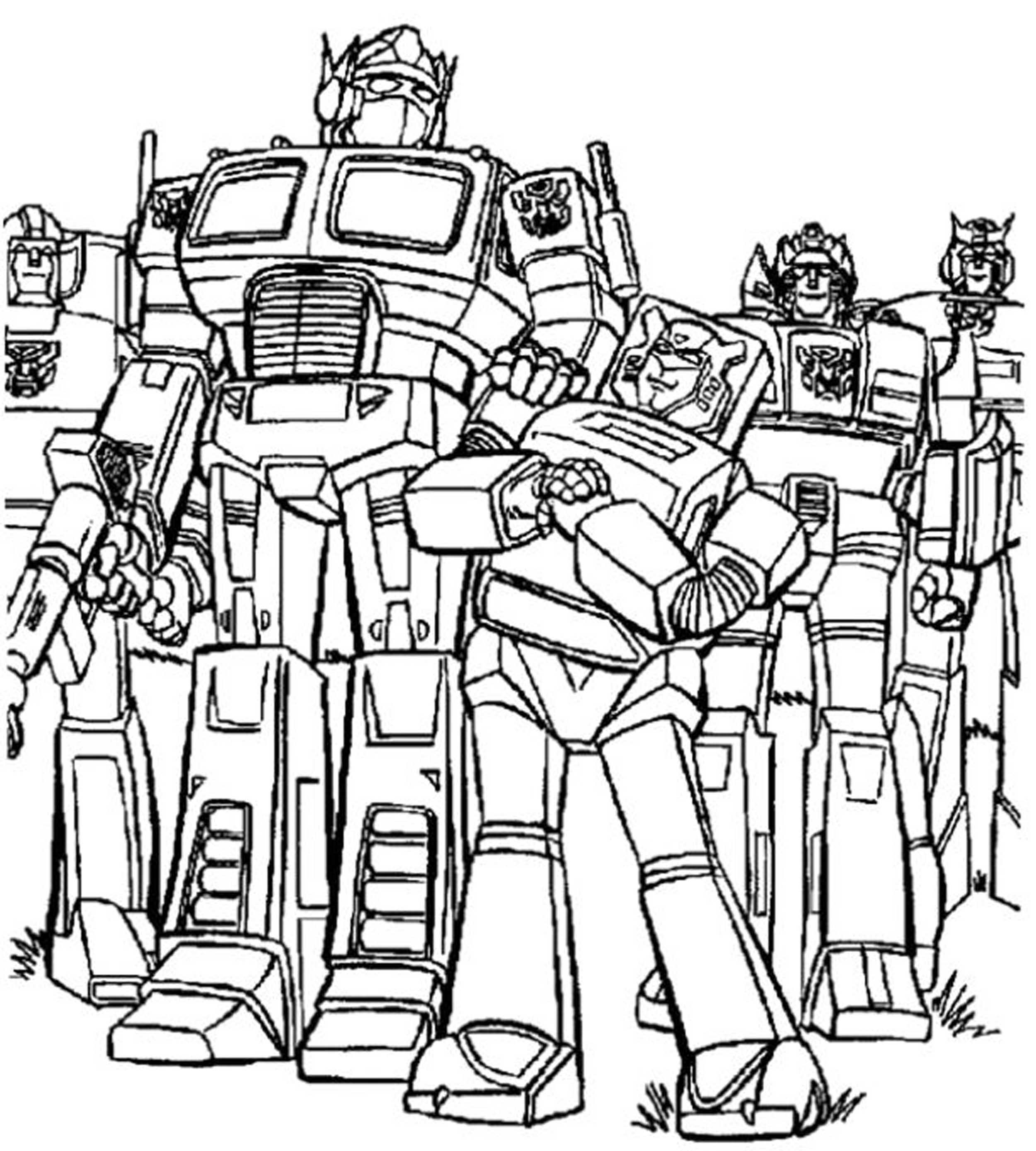 transformers prime coloring pages