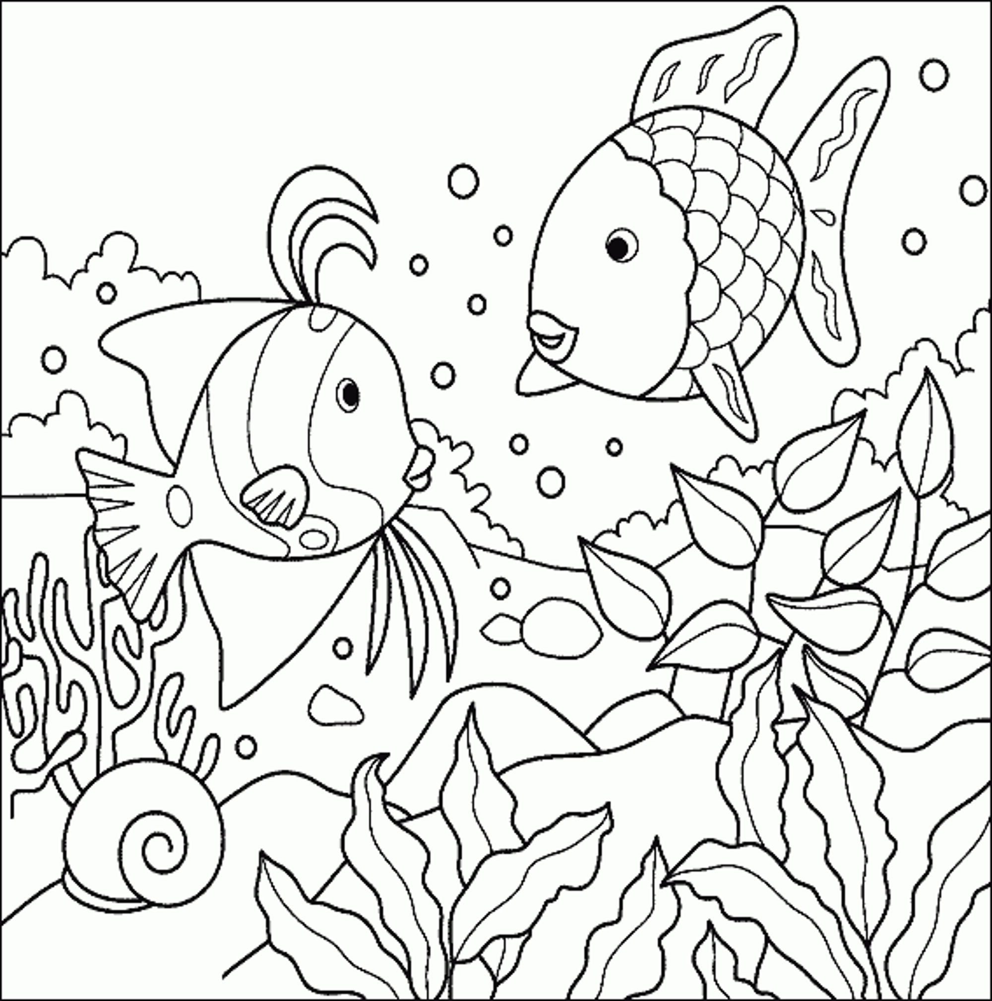 tropical fish coloring page     BestAppsForKids.com