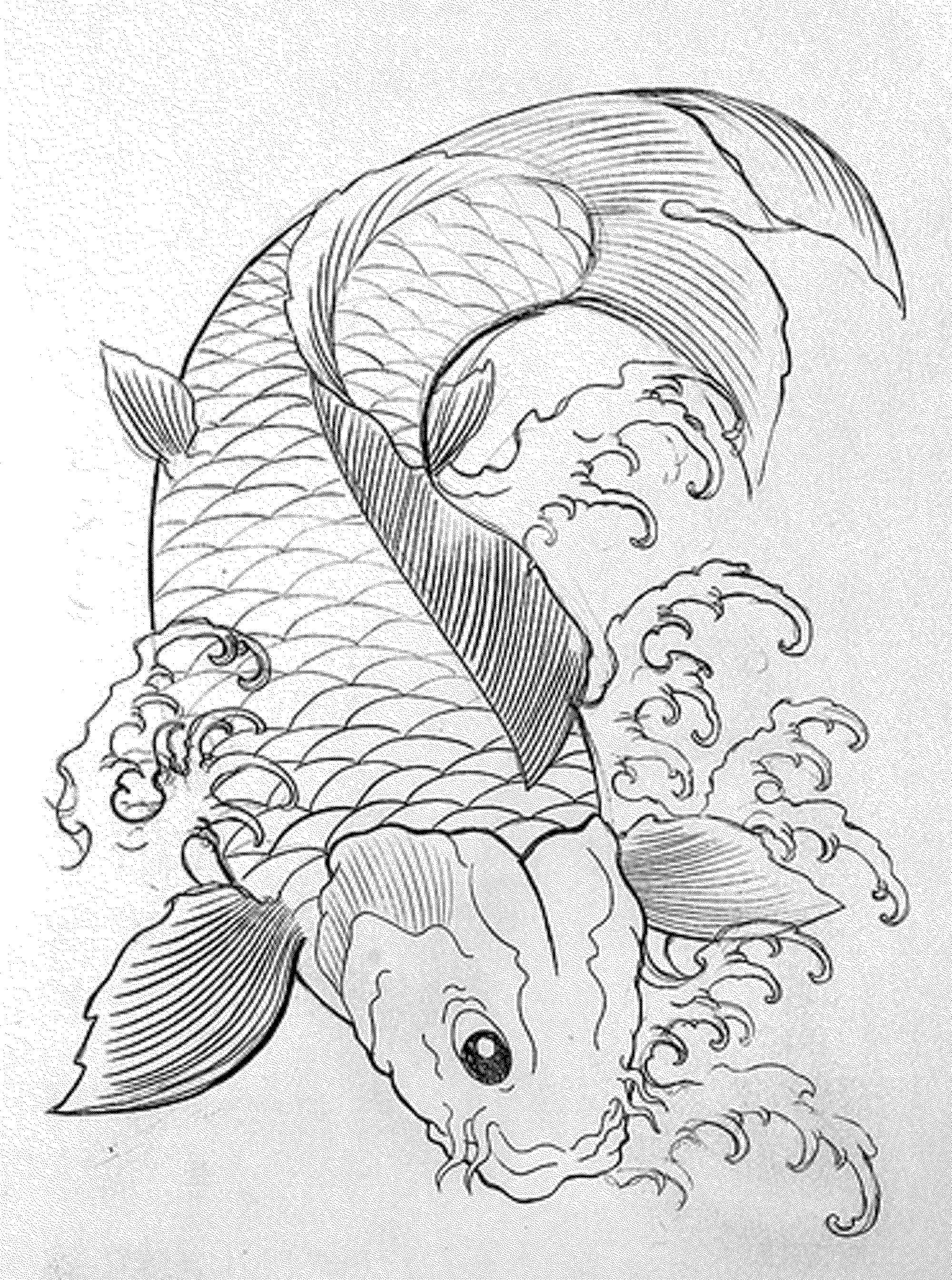 Tropical Fish Coloring Page