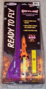 Mighty Mites Outlaw Flying Model Rocket Starter Set