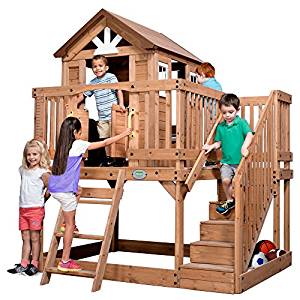 Backyard Discovery Scenic Heights All Cedar Playhouse