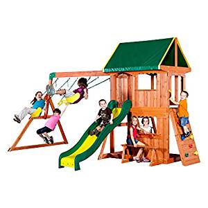 Backyard Discovery Somerset All Cedar Wood Playset Swing Set ... - BackyarD Discovery Somerset All CeDar WooD Playset Swing Set