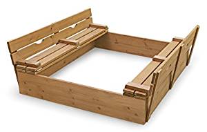 Badger Basket Covered Convertible Cedar Sandbox