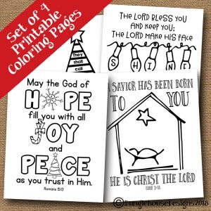 Printable Christmas Coloring Pages