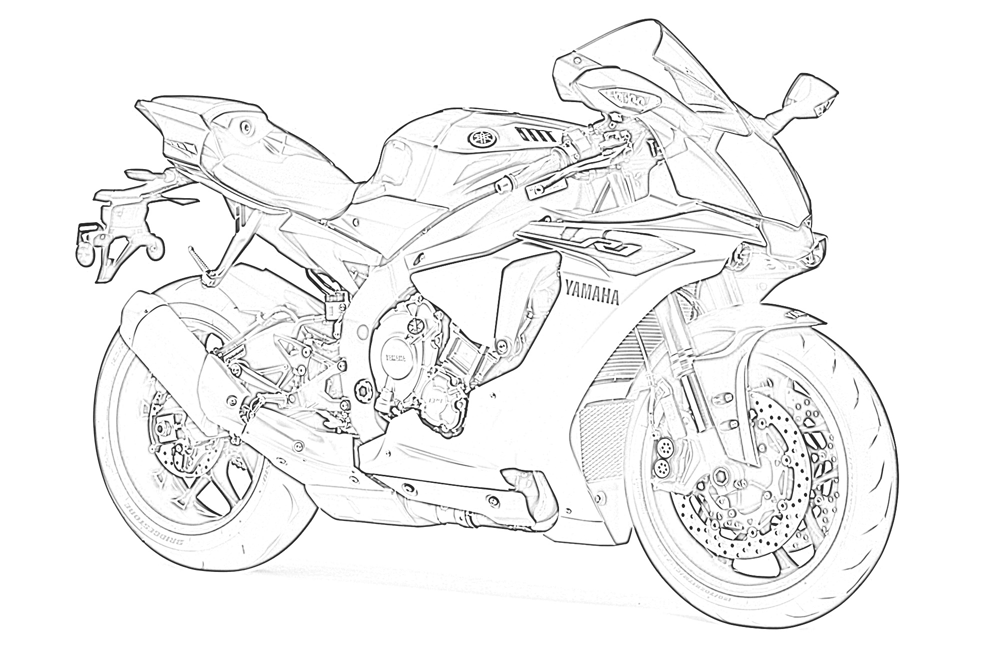 Download Printables Free Motorcycle Coloring Pages | BAPS