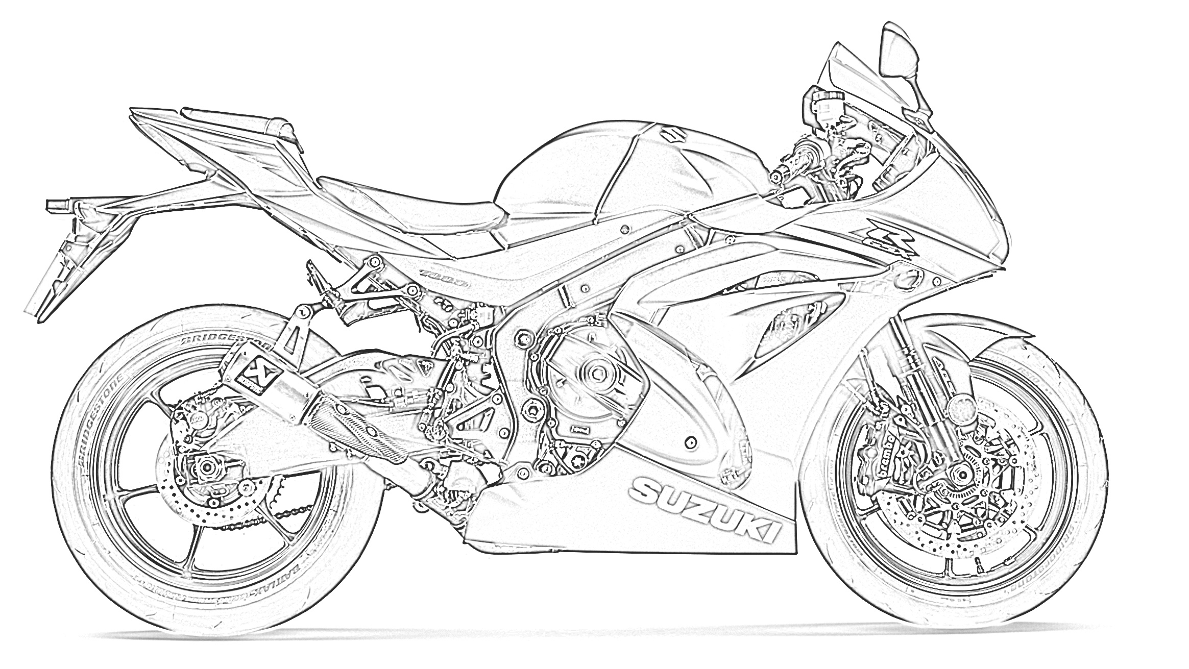 [Printables] Free Motorcycle Coloring Pages BAPS