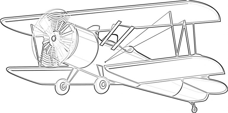 10 Free Airplane Coloring Pages for Kids | | BestAppsForKids.com