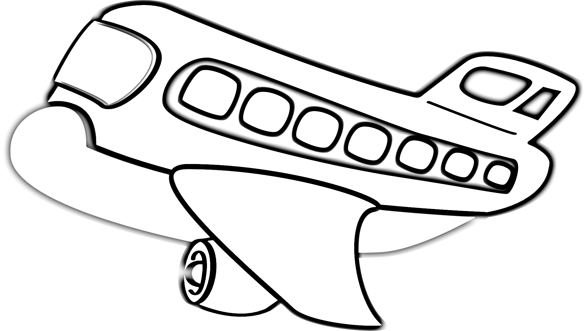 Airbus coloring page