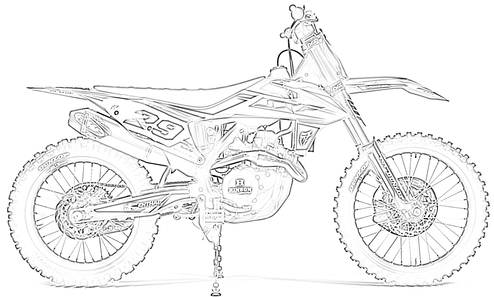 Download 10 Free Dirt Bike Coloring Pages for Kids | Save, Print, & Enjoy!