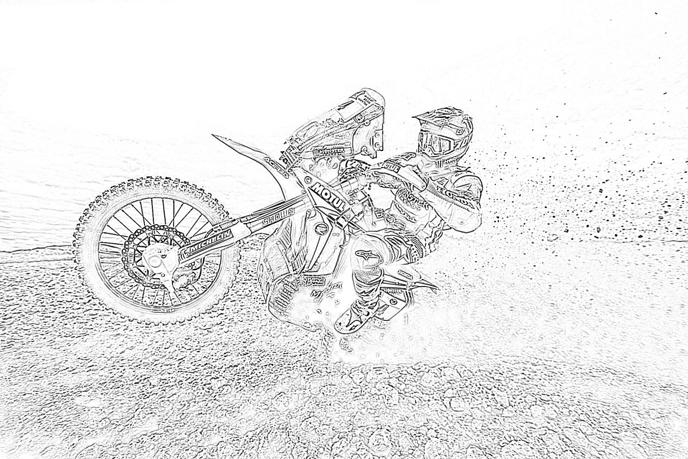 10 Free Dirt Bike Coloring Pages for Kids | Save, Print ...