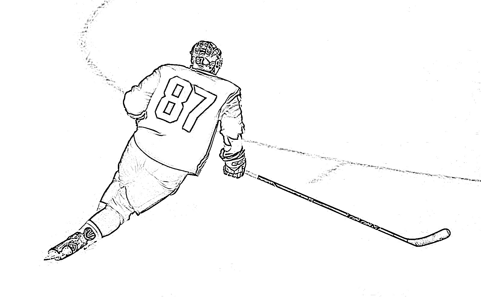 Hockey Coloring Page hockey-coloring-page