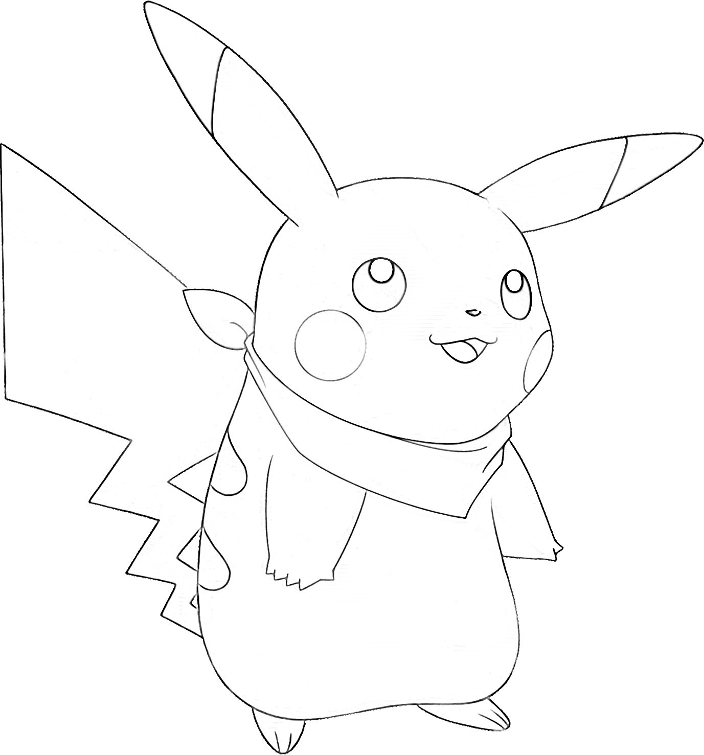 10 Free Pikachu Coloring Pages for Kids
