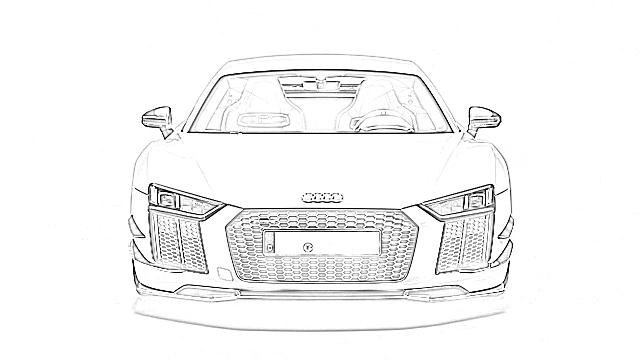 Sports Car Printable Coloring Pages - Printable World Holiday