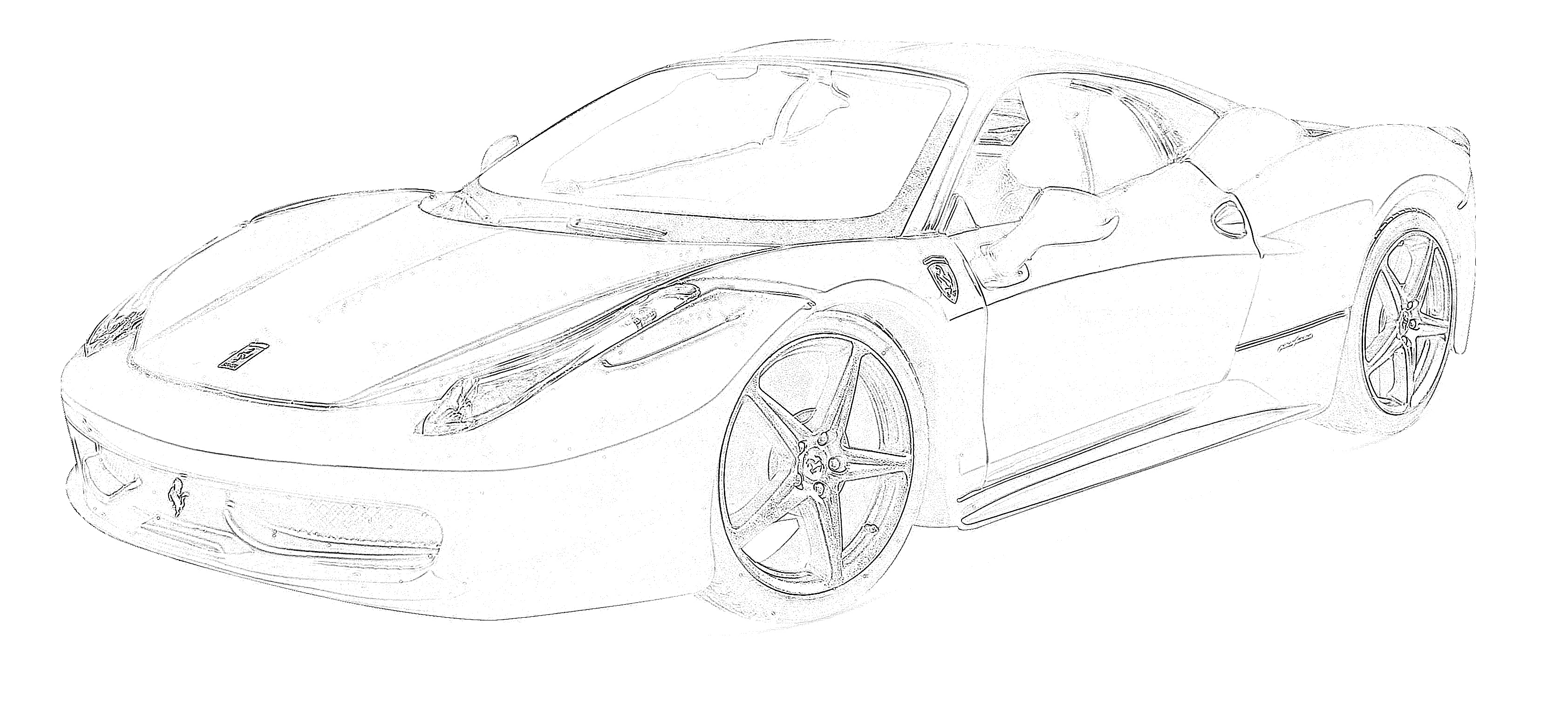 Free Sports Car Coloring Pages - boringpop.com