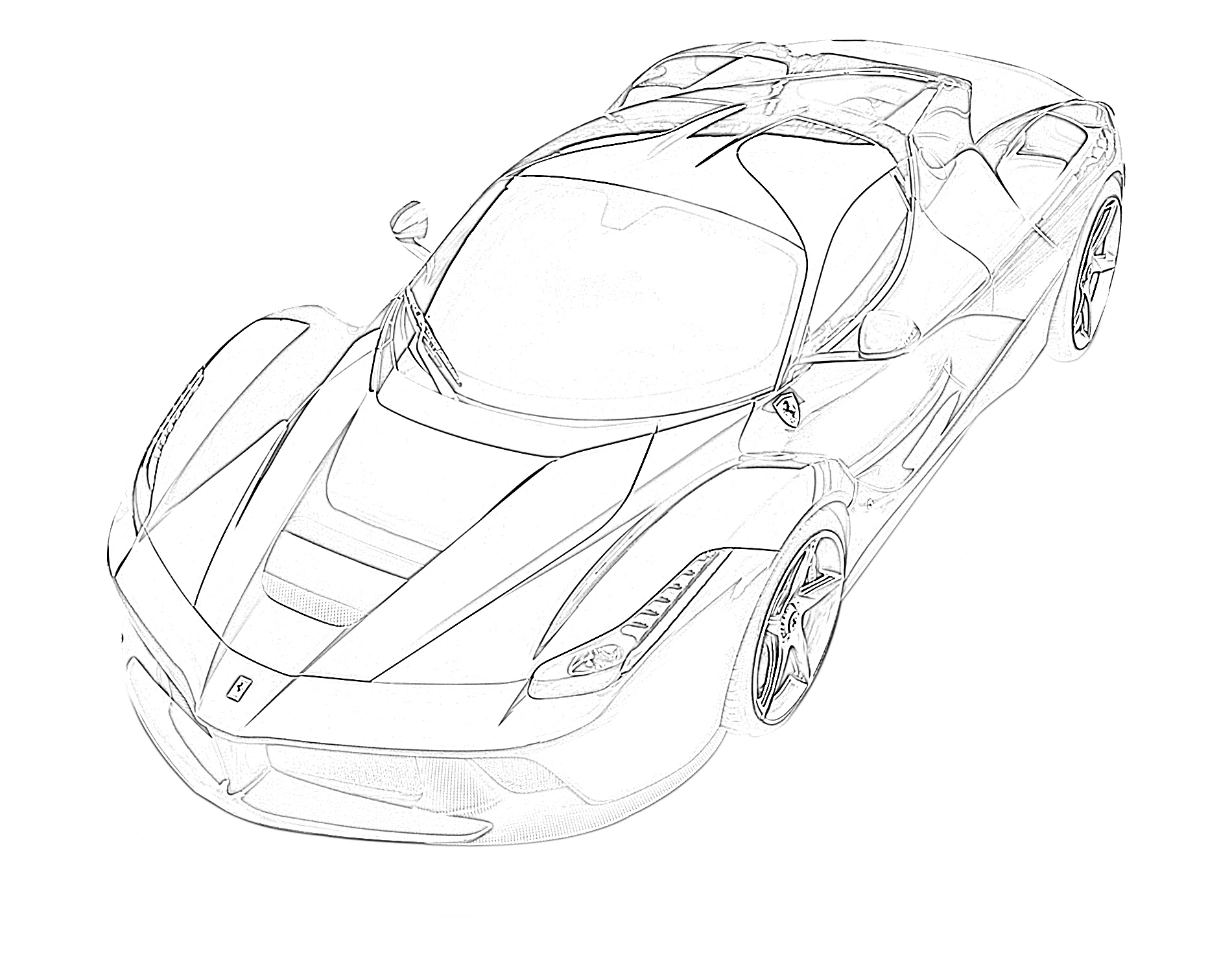 Sports Car Printable Coloring Pages - Printable Word Searches