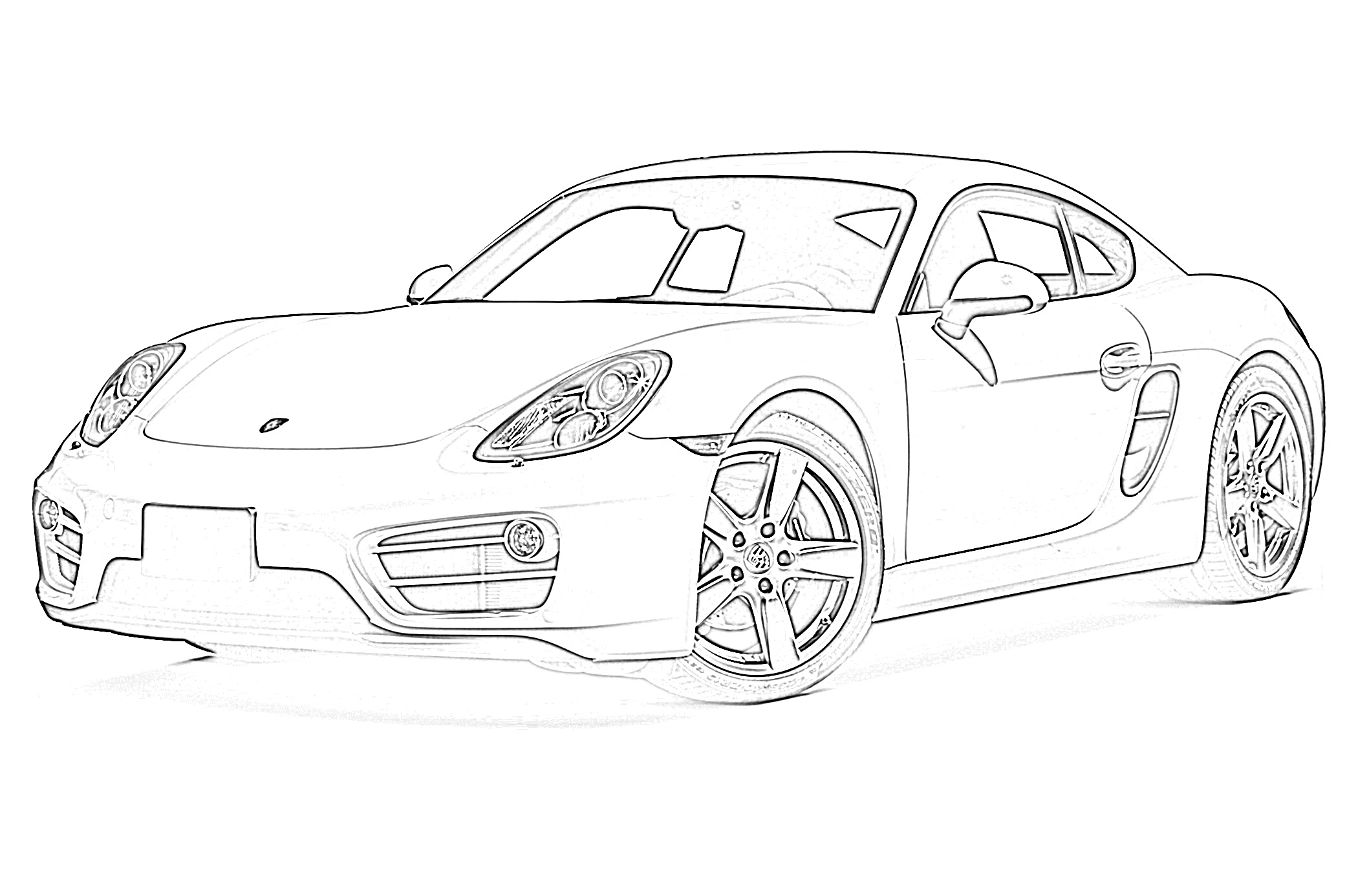 Download 17 Free Sports Car Coloring Pages for Kids | Save, Print ...