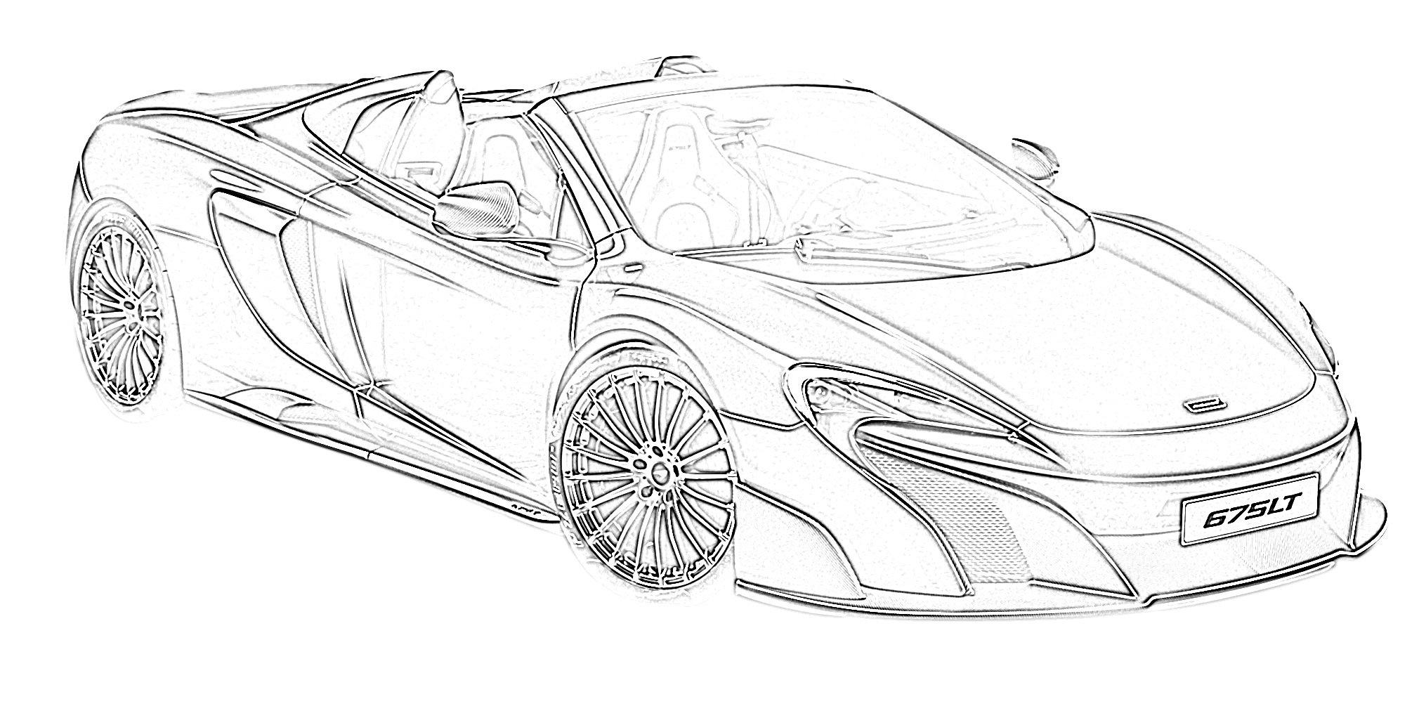 Download Mclaren Supercar Coloring Pages - Supercars Gallery