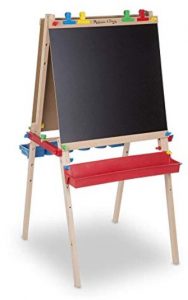 Melissa & Doug Deluxe Wooden Standing Art Easel