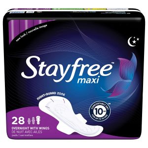 Stayfree Maxi Overnight Pads with Wings For Women